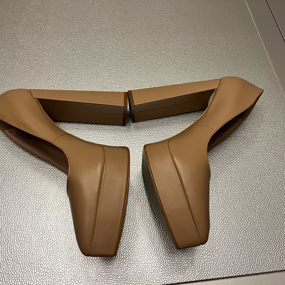 Steve Madden Jasmine Tan Leather Heels